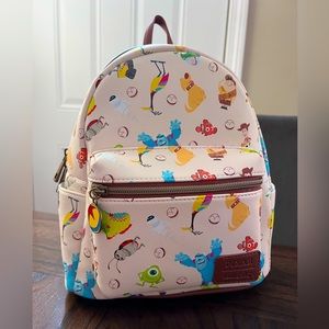 *RETIRED* Loungefly Pixar 25th Anniversary mini backpack with card wallet